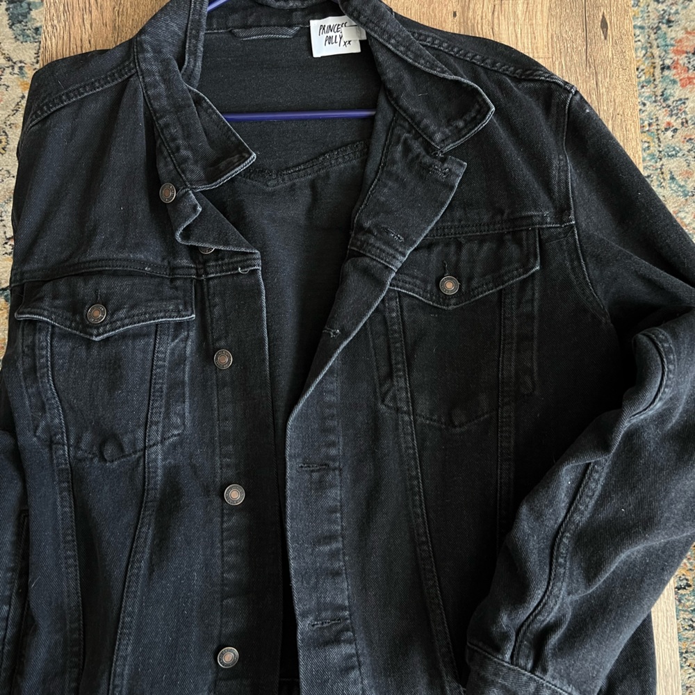 Oversized jean jacket